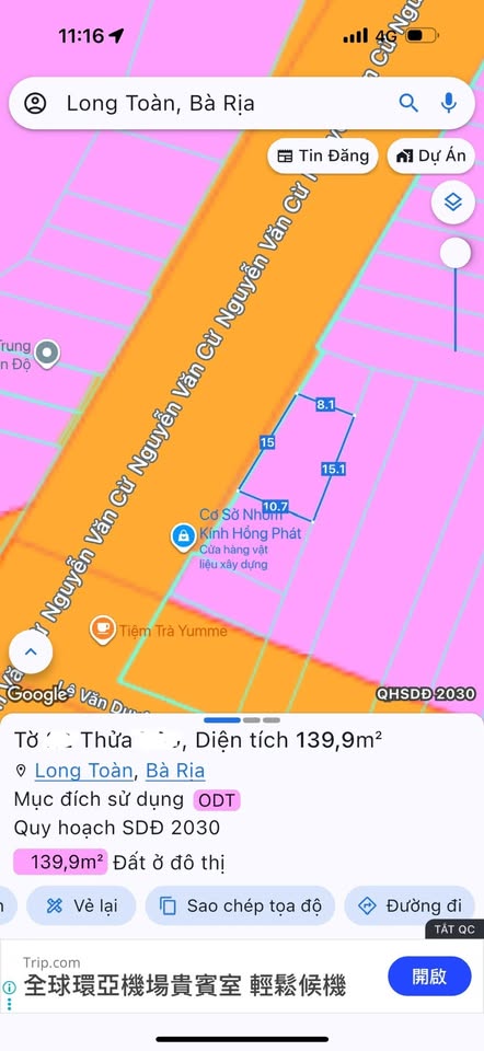 Siêu phẩm mặt tiền kinh doanh cực đỉnh ngay chợ Long Toàn, thành phố Bà Rịa đây rồi