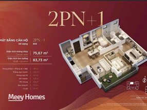 Bán nhanh căn hộ 2 ngủ Diamond Hill, trung tâm Bắc Sơn, Thái Nguyên