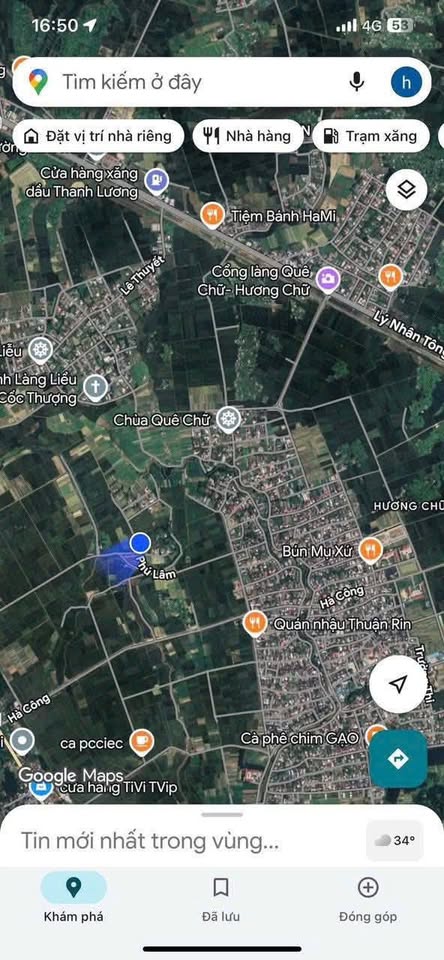 Bán đất nền phường Hương Chữ, 156m2, mặt tiền 5.5m, giá hời chỉ 3.8 triệu/m2