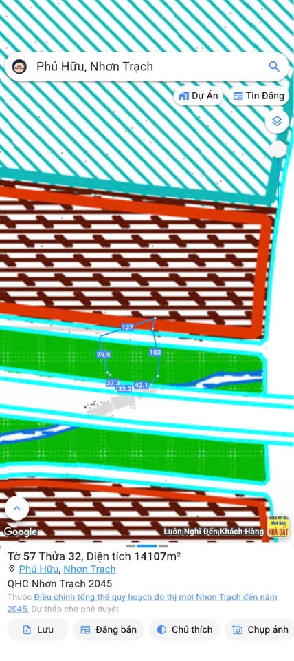 Bán gấp 2 lô đất siêu to khổng lồ 18,842m2 Tây Hồ Phú Hữu, Đồng Nai