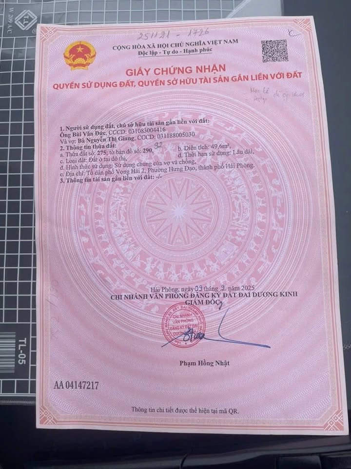 Siêu phẩm lô góc 2 mặt đường ô tô thông thoáng, sở hữu 2 mặt tiền đắt giá tại Dương Kinh, Hải Phòng