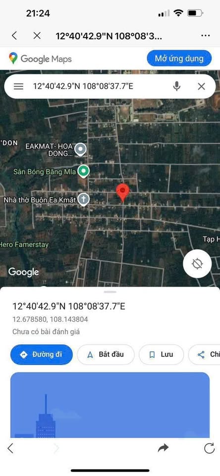 Bán đất Eakmat, Đắk Lắk, 2 lô liền kề 100m2, giá chỉ 425 triệu