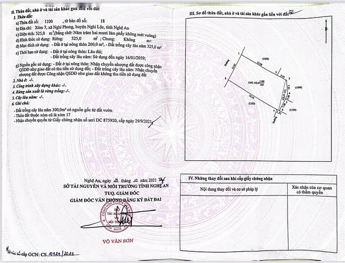 Đất vàng Nghi Phong, 525m2, mặt tiền rộng mê ly