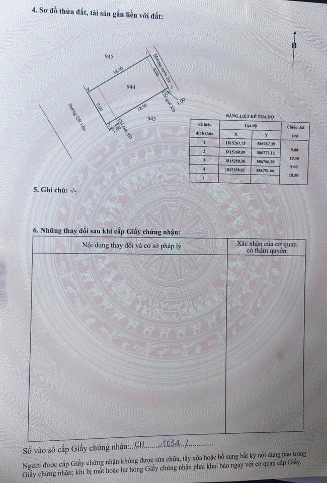 Đất nền 166.5m² tại Vinh An, Thừa Thiên Huế, cơ hội đầu tư hấp dẫn