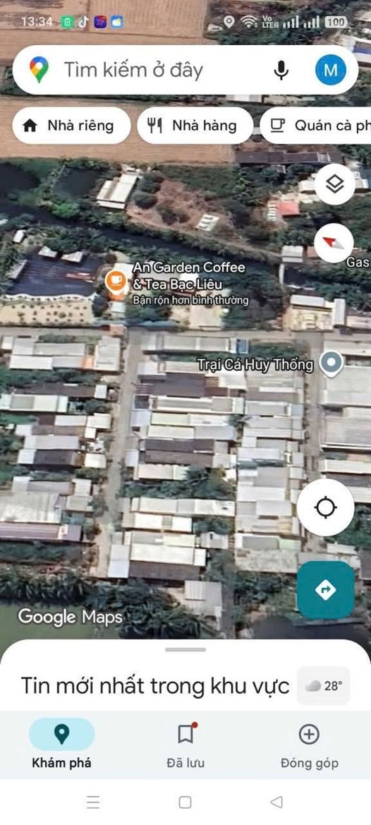 Bán nhà góc 2 mặt tiền hẻm xe hơi, 1 trệt 1 lầu khu Huy Thống, gần cafe An Garden