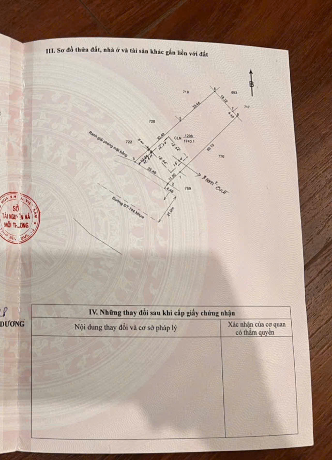 Bán đất vàng mặt tiền DT744, Phú An, gần cầu Ông Cộ, giá 15 tỷ