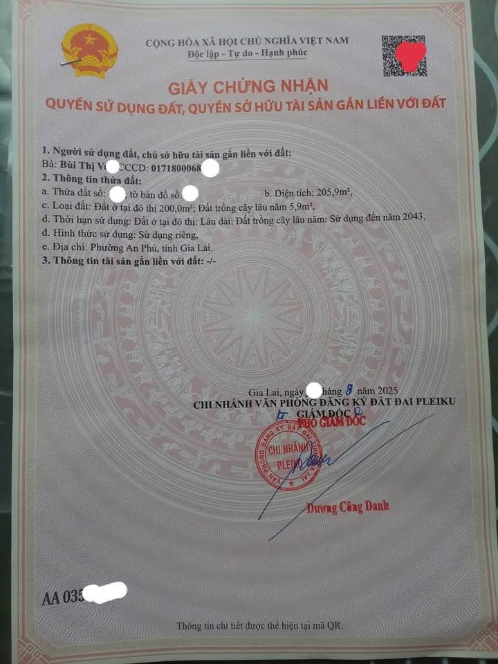 Bán đất An Phú, Gia Lai, sẵn nhà cấp 4, vừa ở vừa kinh doanh, đầu tư sinh lời