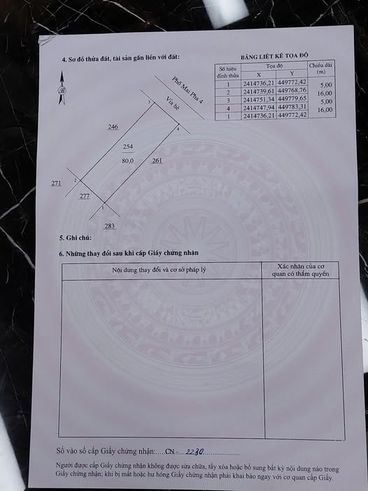 Đất vàng Mai Pha, 80m2, mặt tiền 5m, đường 4 ô tô, giá hời
