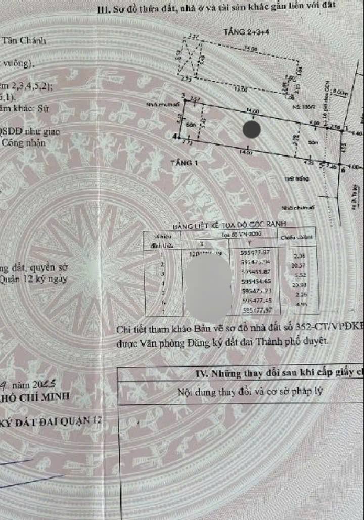 Bán nhà 3 lầu 5x25m, trung tâm Quận 12, giá nhỉnh 7 tỷ