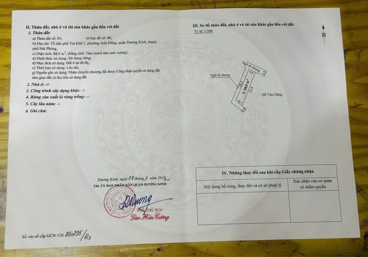 Bán lô góc 88m² tại Trà Khê, Hải Phòng - Cơ hội đầu tư sinh lời kép