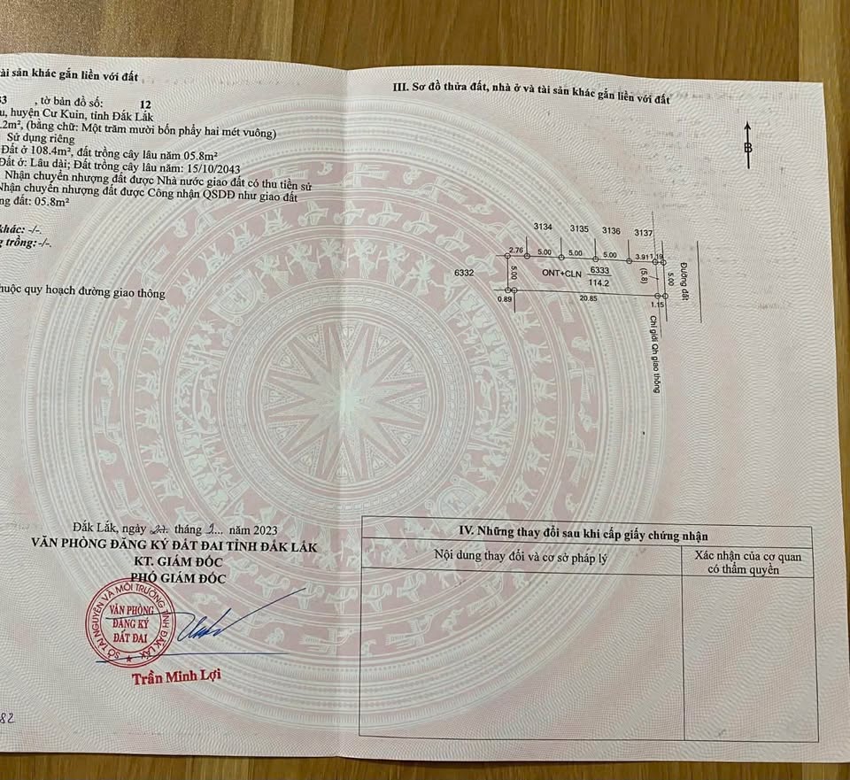 Cơ hội vàng sở hữu ngay lô đất siêu đẹp tại Buôn Tiêu, xã Ea Tiêu, Đắk Lắk