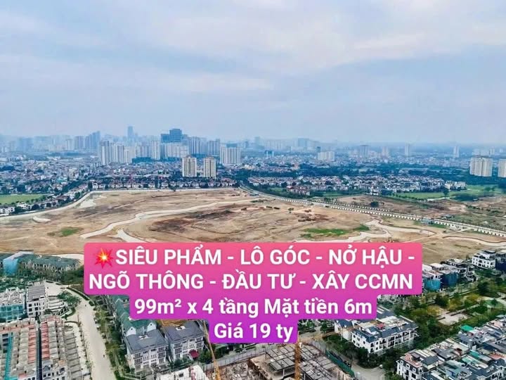 Bán lô góc nở hậu, ngõ thông, 99m² x 4 tầng, mặt tiền 6m - Cơ hội đầu tư sinh lời tại Ba Vì