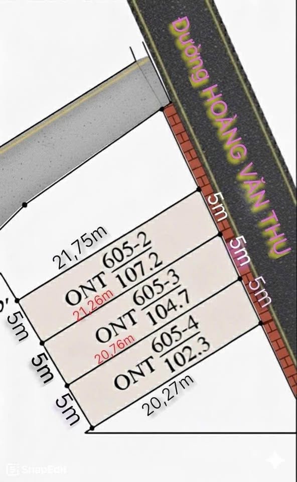 Siêu phẩm 3 lô đất mặt tiền kinh doanh tại vị trí vàng Hoàng Văn Thụ đây ạ