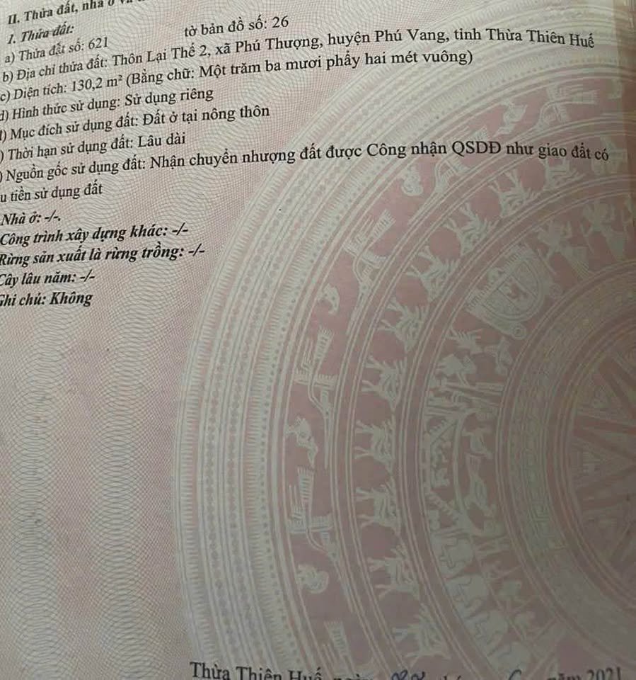 Mảnh đất vàng Hạ Cồn Trống, view sân bóng, lộ giới rộng rãi