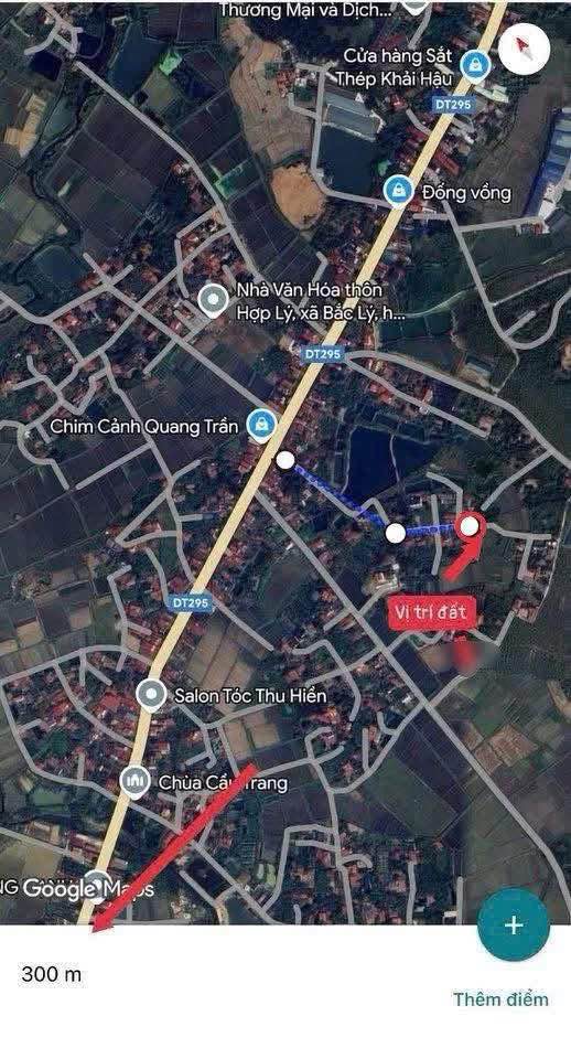 Bán đất TDP Cầu Trang, Hiệp Hòa, 104m2, mặt tiền 6m, đường thông thoáng