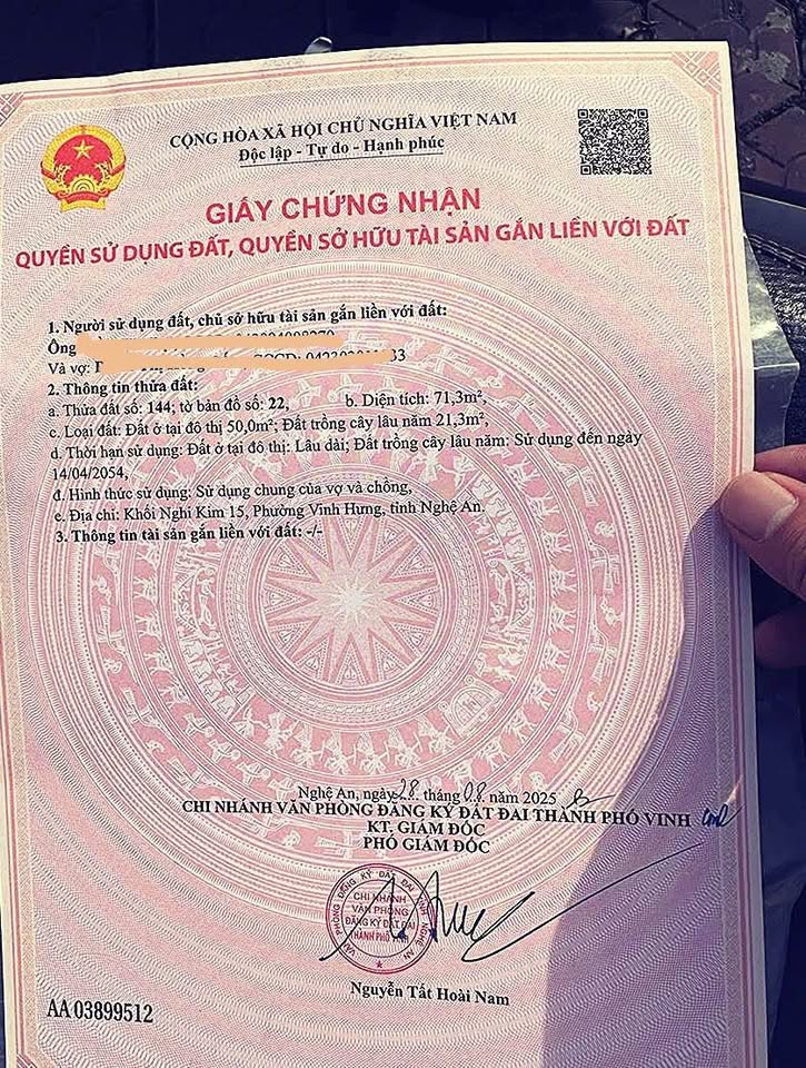 Bán lô đất 2 mặt tiền Nghi Kim, Nghệ An - Giá hơn 2 tỷ