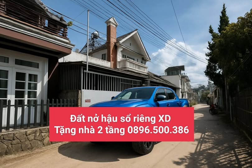 Bán đất tặng nhà 2 tầng, sổ riêng, ô tô 7 chỗ tận nhà, gần chợ Ngô Quyền, giá 5.5 tỷ