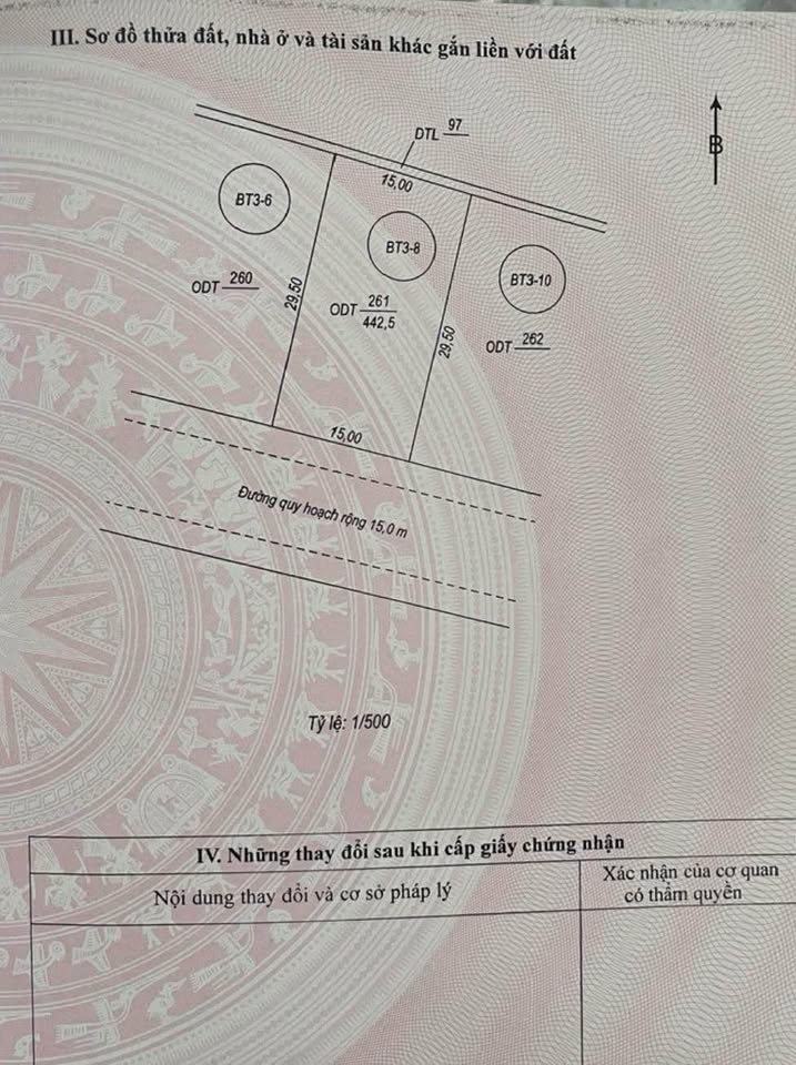 Cần bán lô đất biệt thự diện tích 442.5m2, vị trí đẹp tại Đồng Hới, Quảng Bình