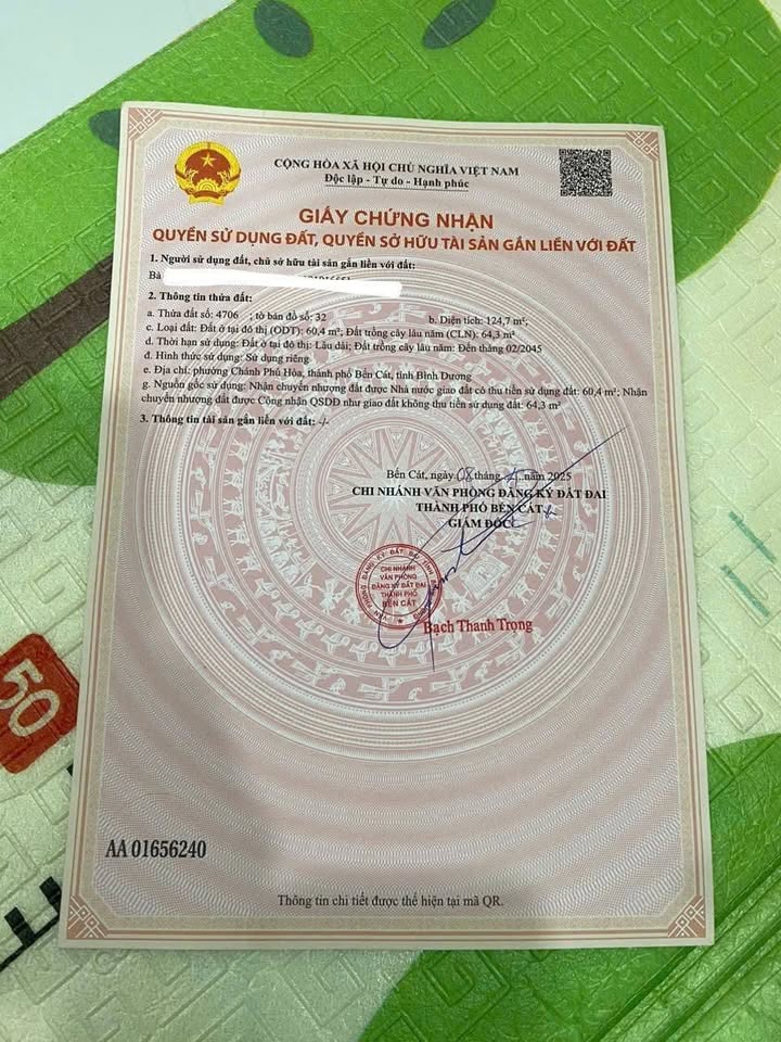 Đất Chánh Phú Hòa gần chợ Chánh Lưu, Bến Cát, cơ hội an cư và đầu tư