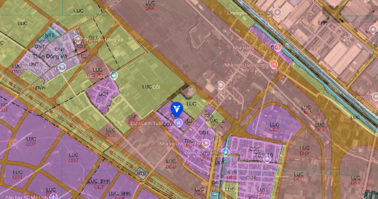 Bán mảnh đất trồng lúa diện tích 348,9m2 tổ 9 thị trấn Quang Minh