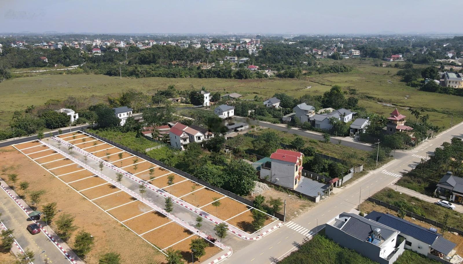 Bán đất tại Phú Cát, Quốc Oai, Hà Nội, vốn ban đầu chỉ 1,5 tỷ, 106m2, mặt tiền 8,65m, ngõ 8m uy tín