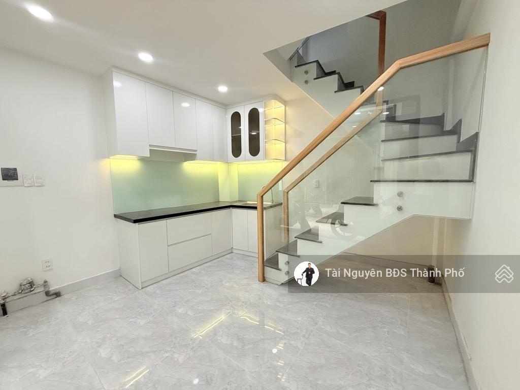 Nhà mới xinh đinh bộ lĩnh 3 tầng full nội thất 2 pn hẻm thông - gần mặt tiền giá 2.75 tỷ