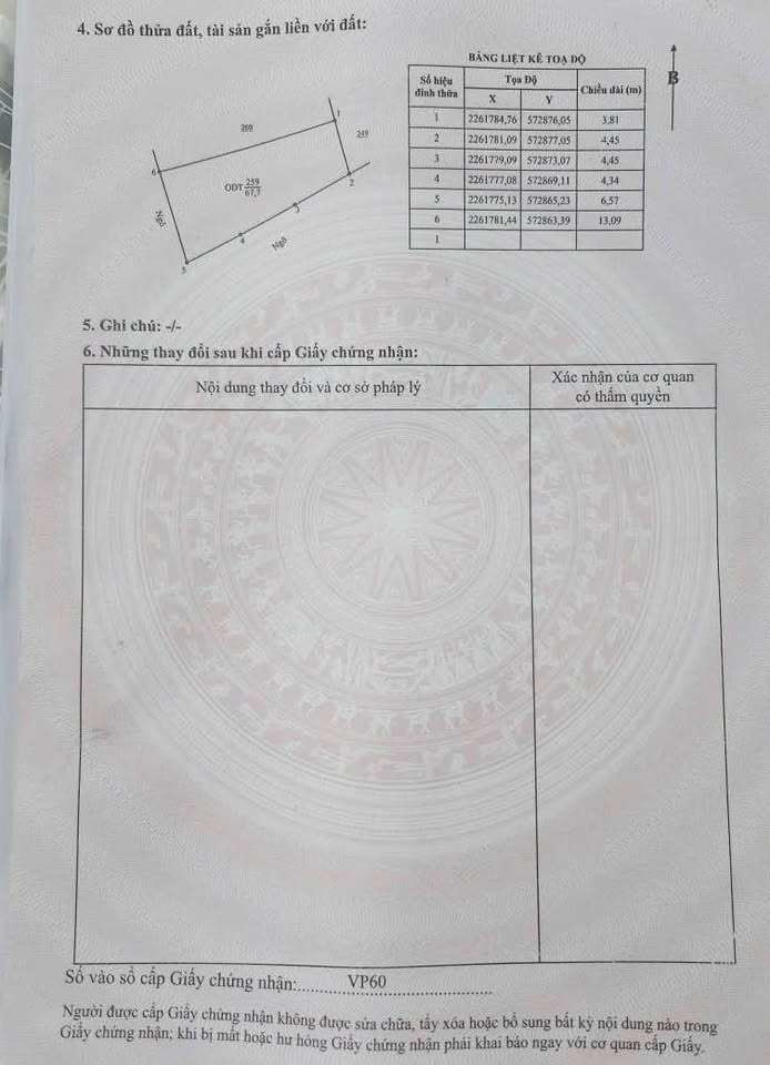 Bán lô góc 2 mặt tiền Đường Thái Bình, 67,7m2, ngõ to, giá thương lượng