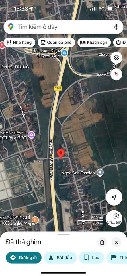 Lô đất 5m x 20m, giá 2 tỷ, trục đường Ninh Tốn