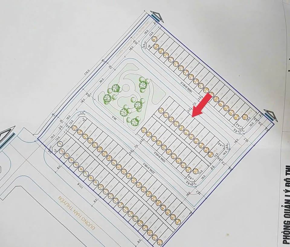 Đất vàng Đại Phúc - Làn 3 Hàn Thuyên, 72m2, mặt tiền 4,5m, hướng Đông Nam