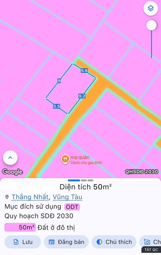 Nhà 1 trệt 1 lầu hẻm Nguyễn Hữu Cảnh, Vũng Tàu, 3,8 tỷ