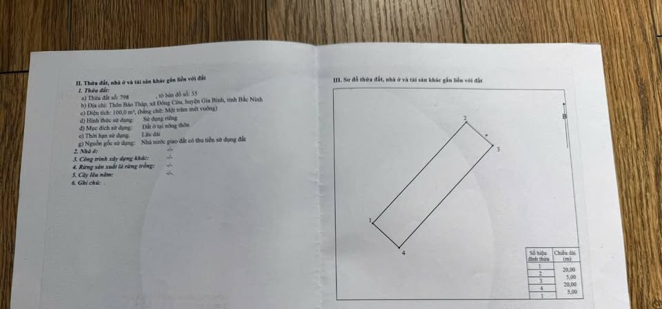 Bán 2 lô đất liền nhau, mặt đường Tỉnh lộ 280, tại thôn Bảo Tháp, xã Đông Cứu, huyện Gia Bình, tỉnh Bắc Ninh