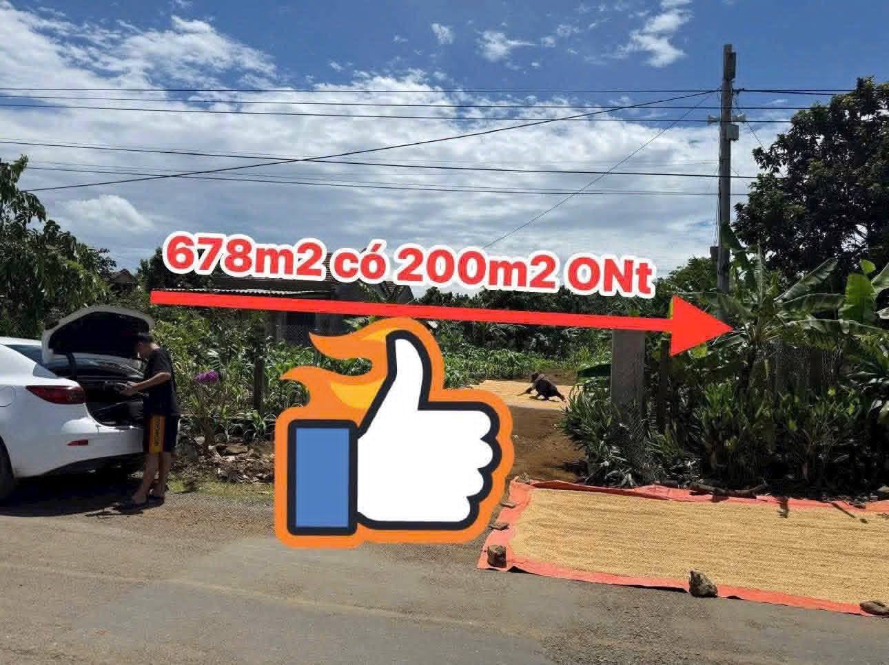 Đất Vân Hòa, Phú Yên, 678m2 mặt tiền DT643, giá 990 triệu, sổ hồng sẵn sàng