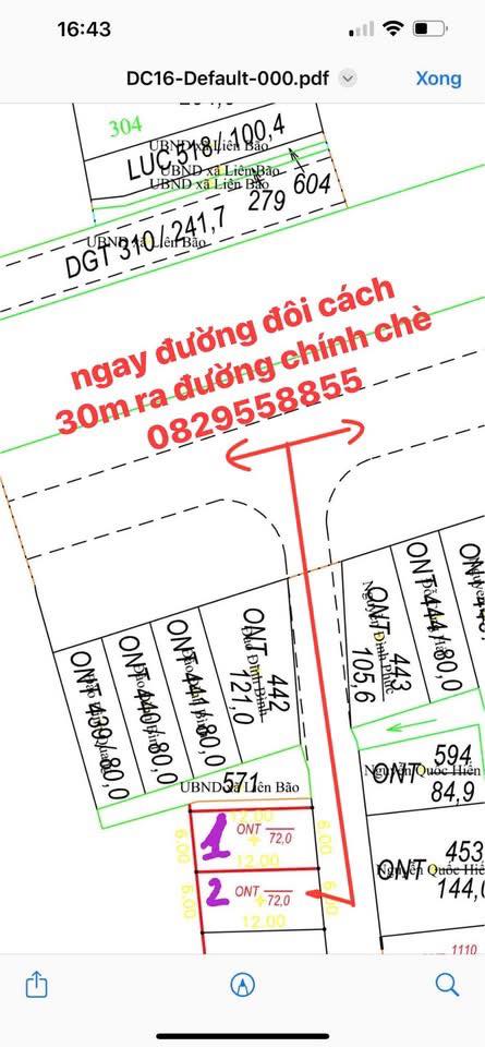 Bán đất thổ cư 72m² thôn Chè, Tiên Du, Bắc Ninh - Sổ đỏ sẵn sàng, vị trí đắc địa