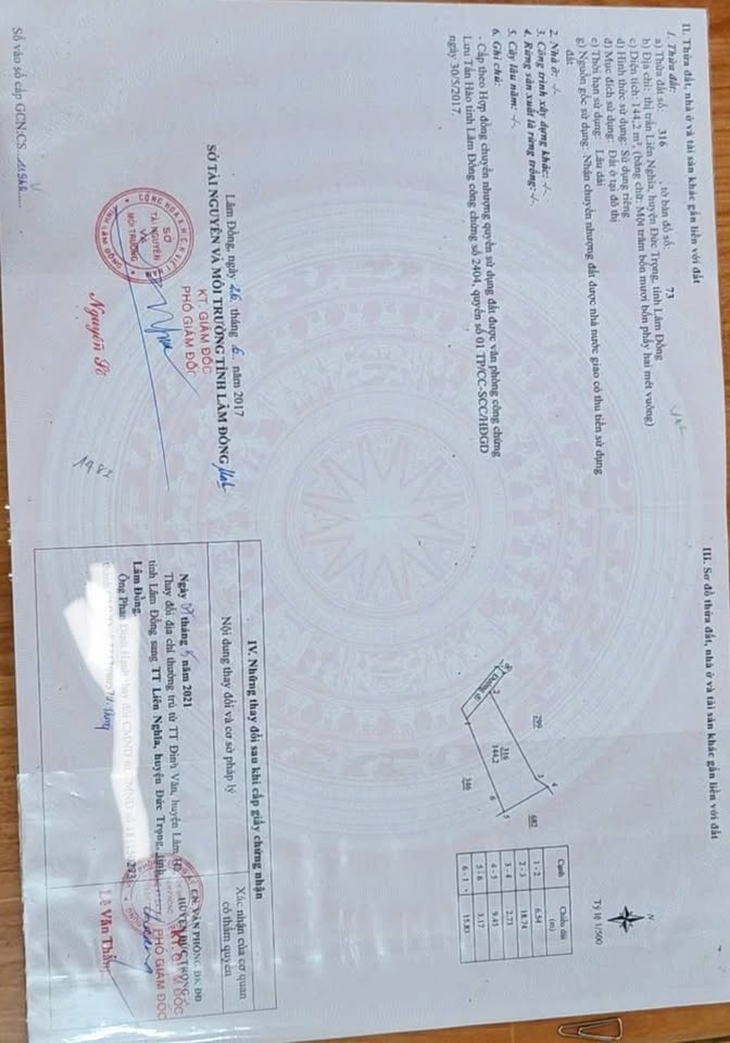 Bán gấp căn nhà diện tích rộng rãi 144.2m² tại đường Hoàng Văn Thụ, hẻm Cô Giảng