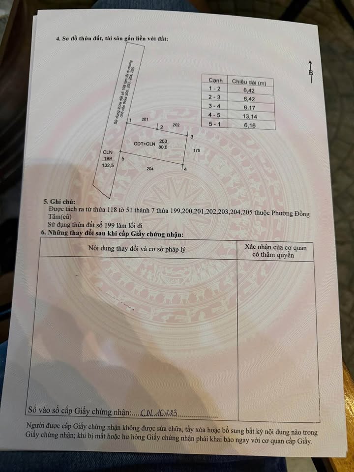 Bán đất 80m² Đông Nghĩa, Vĩnh Yên, vị trí đắc địa, giá tốt