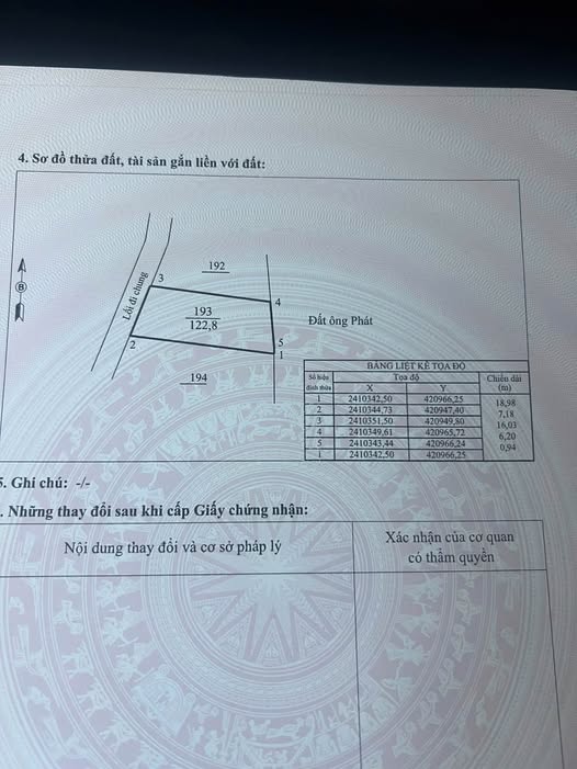 Đất vàng An Tường, ngang 7m, thổ cư 40m2