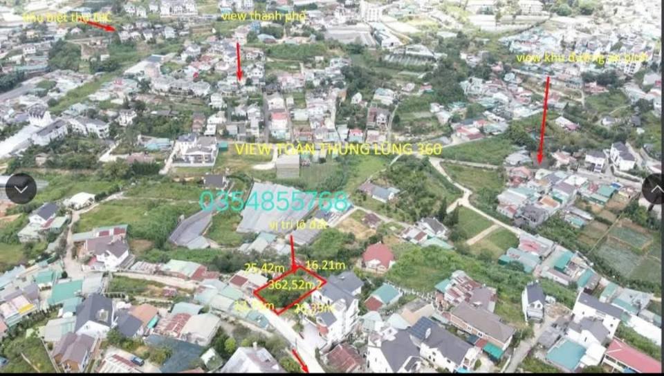 Bán đất nền tại đường Đống Đa, thành phố Đà Lạt, view thung lũng