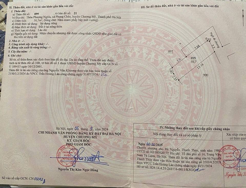 Bán đất lô góc Phượng Nghĩa, Chương Mỹ, ô tô thông, tiềm năng sinh lời hấp dẫn