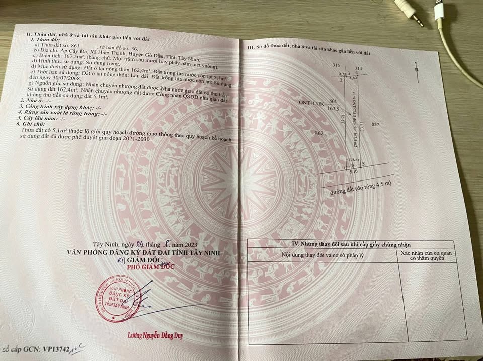 Đất thổ cư giá rẻ gần khu công nghiệp Hiệp Thạnh, cơ hội đầu tư hấp dẫn