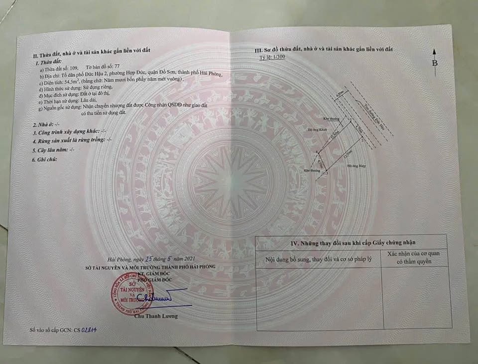 Siêu phẩm đất nền 54m2 tại Đức Hậu, Đồ Sơn, Hải Phòng đã sẵn sàng chào đón chủ nhân mới