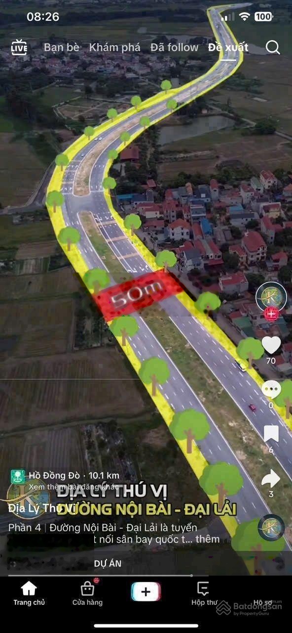 Chỉ hơn tỷ sở hữu ngay Mỏ Vàng cách đường 1500 tỷ vài bước chân. LH nhanh 0989172164