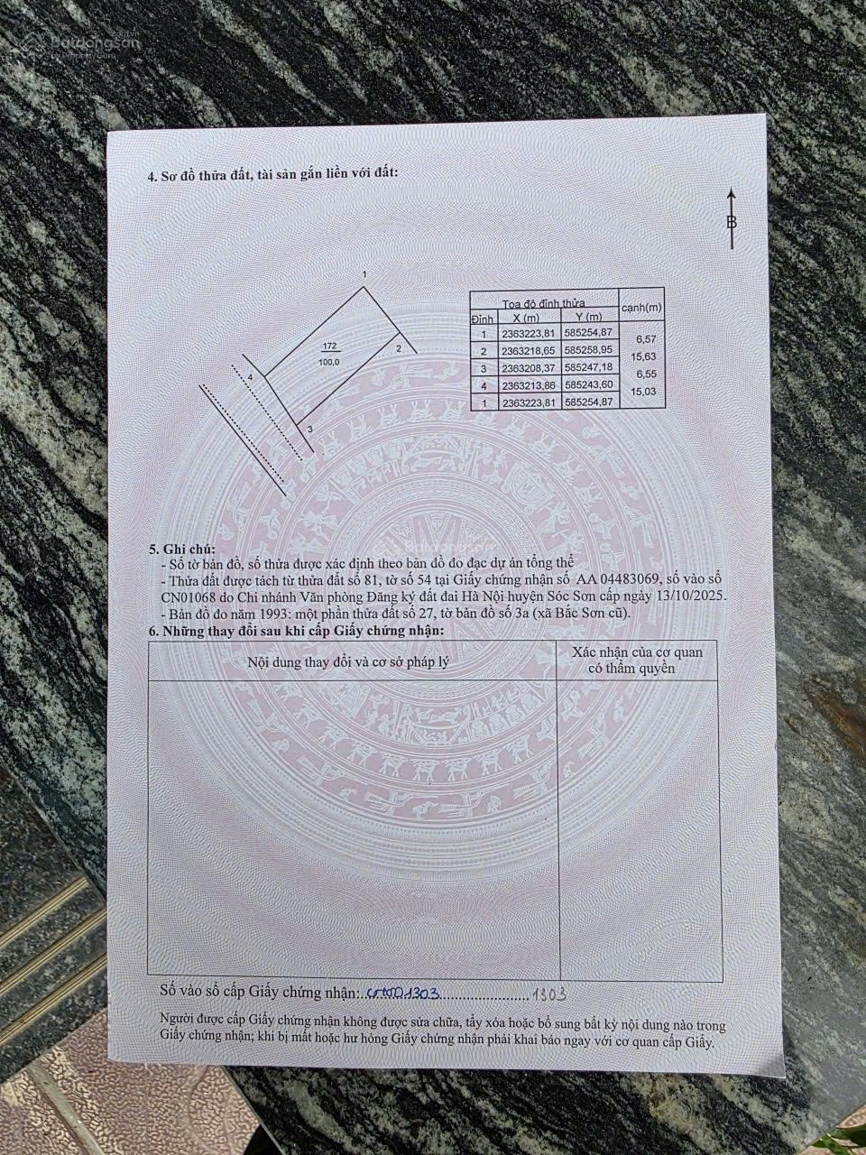 100m² đất vườn tiên chu, trung giã, sóc sơn giá chỉ 650 triệu