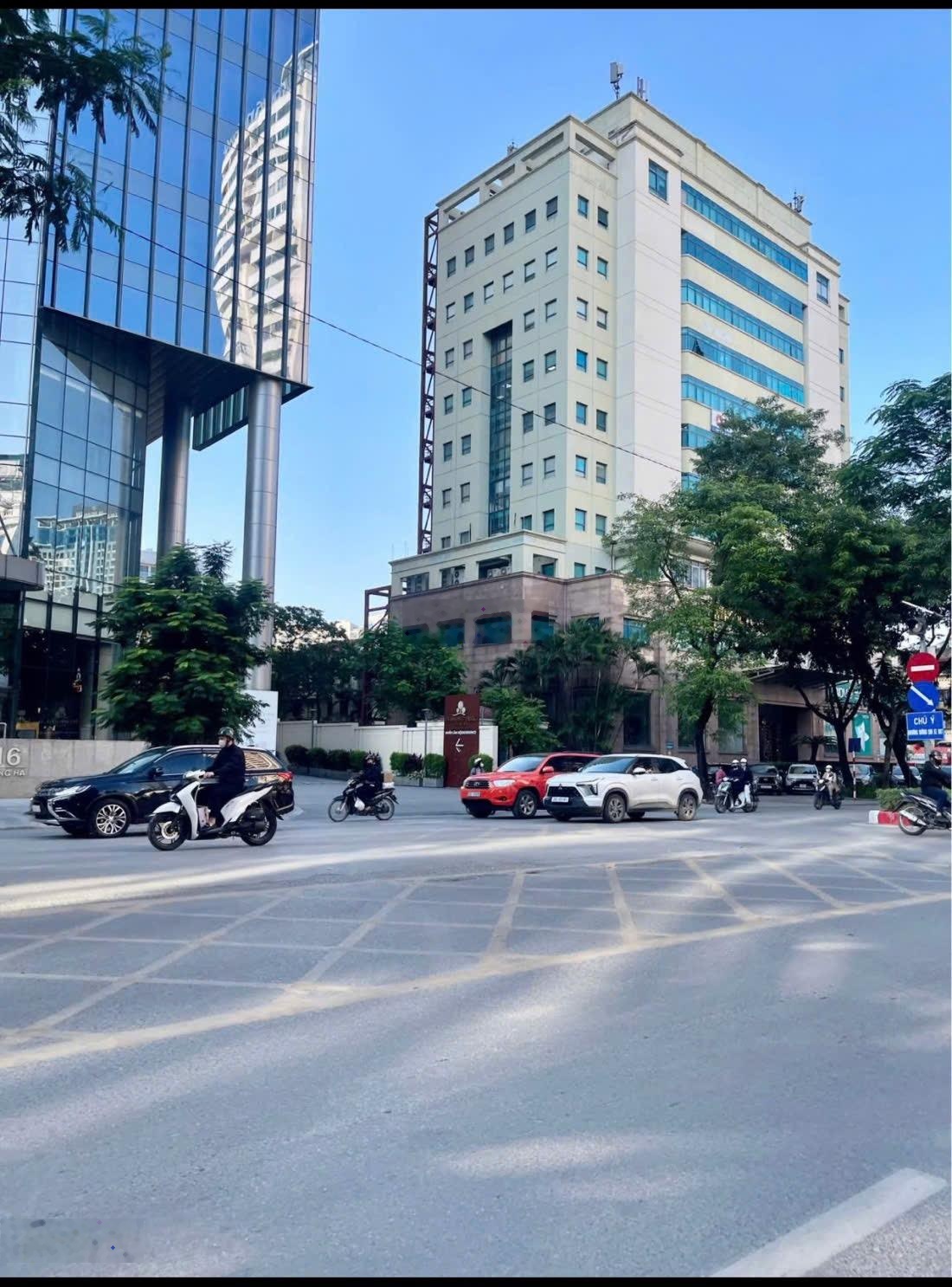 Toà văn phòng-mới kính koong -1 hầm-8 nổi-thang máy-2 mặt ngõ-oto-pccc-đầu tư lãi vốn-lãi dòng-khai