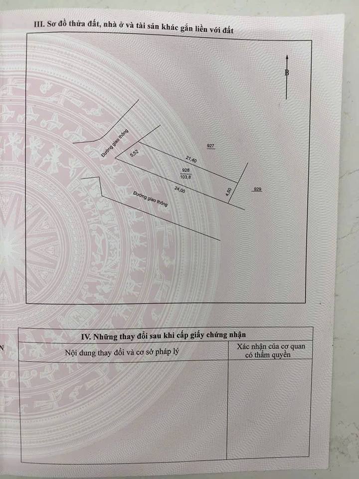 Bán đất 2 mặt tiền ngay Trung tâm Y tế Đồng Hỷ, Thái Nguyên