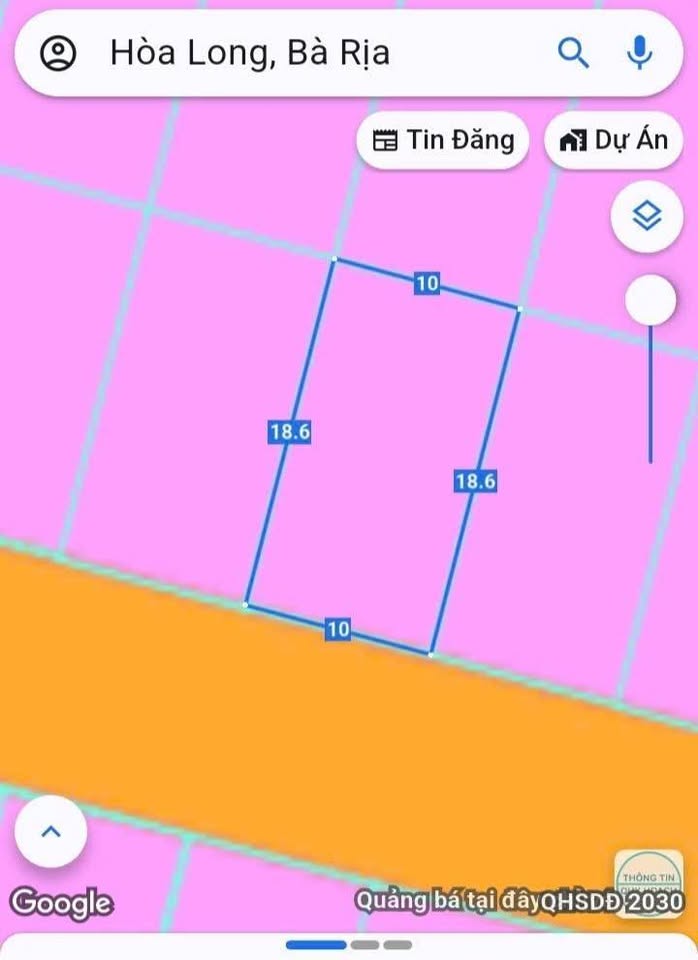 Bán lô biệt thự Lan Anh 2, Hòa Long, Vũng Tàu - 190m2