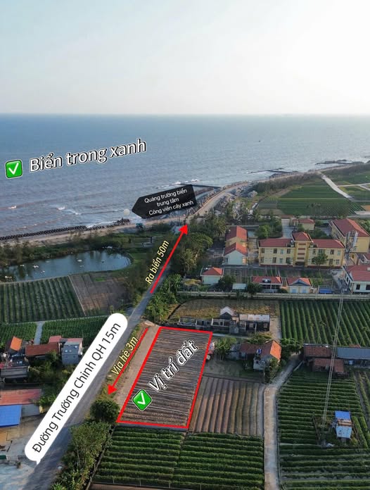 Đất Thịnh Long view biển, cách mặt đường Trường Chinh chỉ 15m, đầu tư là lời ngay