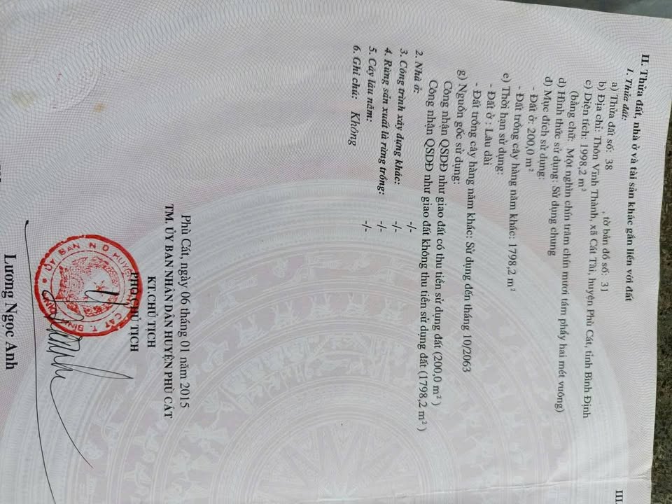 Đất thổ cư An Nhơn siêu hot cho nhà vườn, xưởng, trang trại