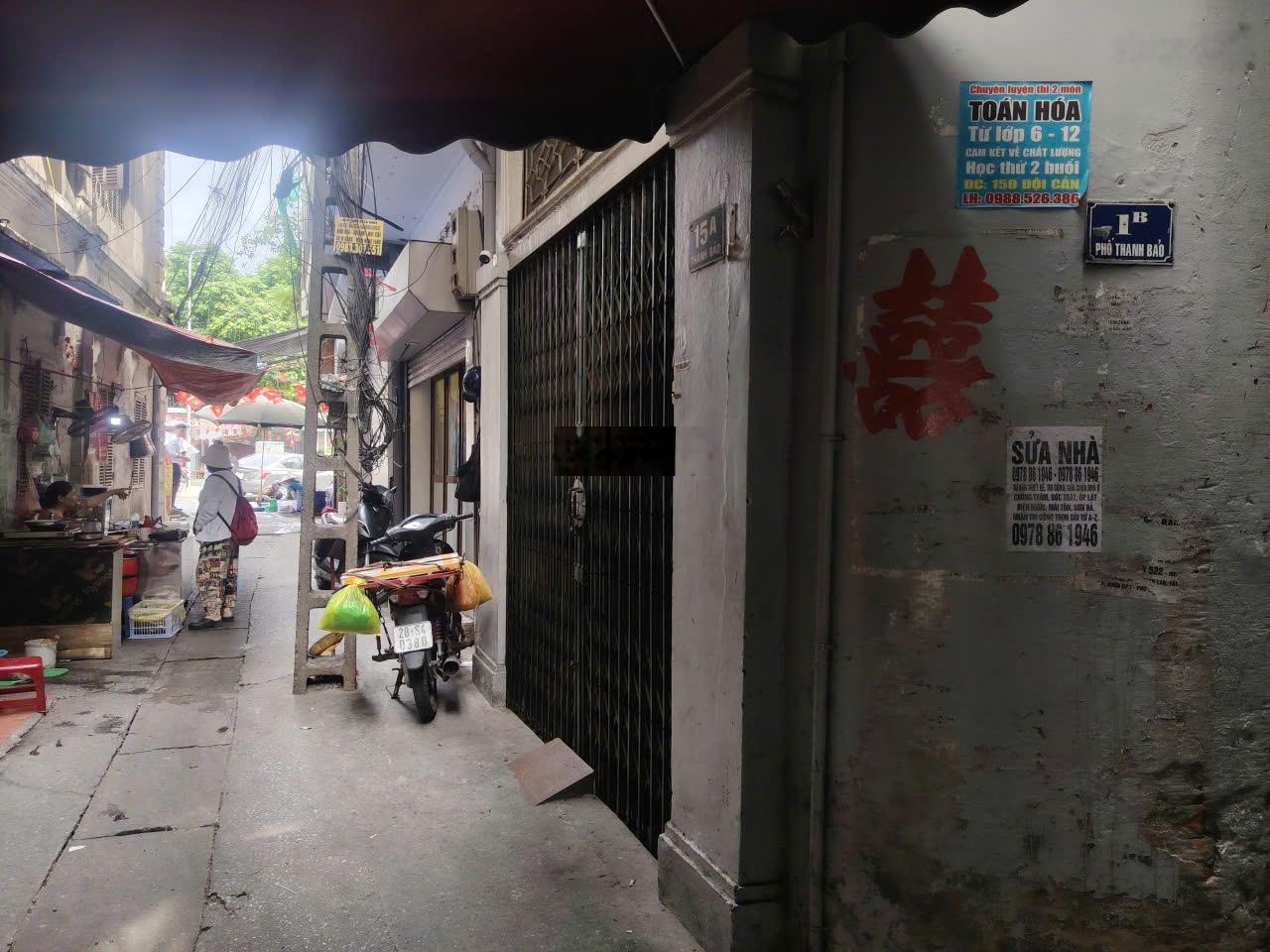 CC bán nhà Ba Đình, số 1 phố Thanh Bảo, 7 tầng 60m², thang máy chở hàng, phù hợp ở hoặc đầu tư