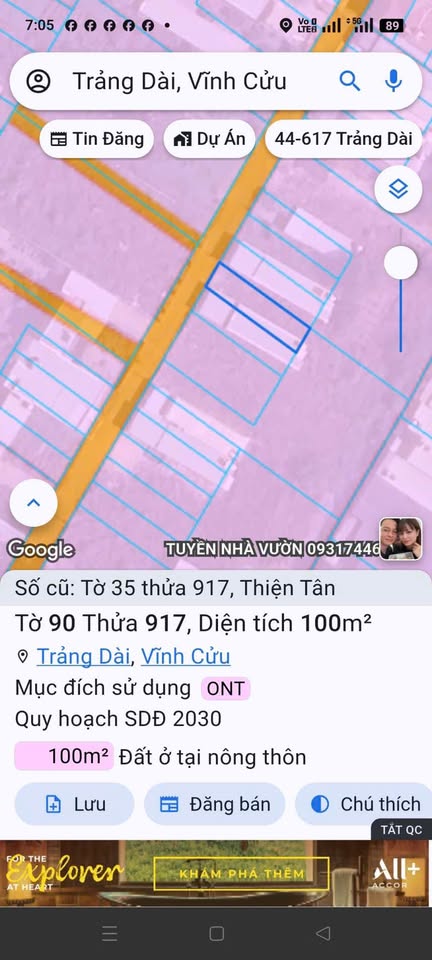 Đất sổ riêng thổ cư Biên Hòa 1,75 tỷ, sổ đỏ trao tay, vị trí vàng