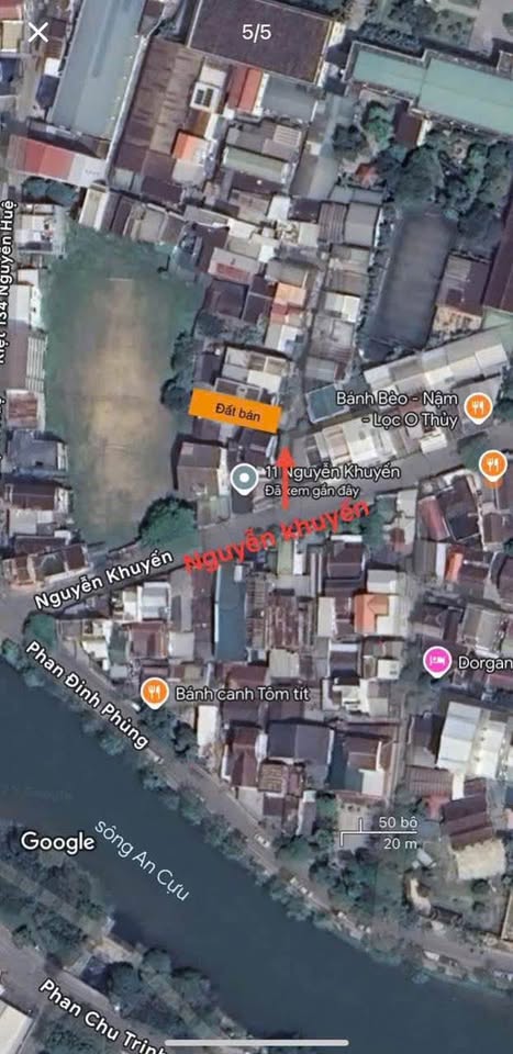 Đất kiệt ô tô đường Nguyễn Khuyến, sau nhà mặt tiền, diện tích 110m2